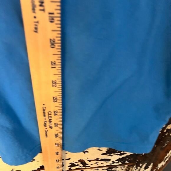 Men’s The North Face Blue front and back Logo T-shirt.  Size Large. - Picture 4 of 5